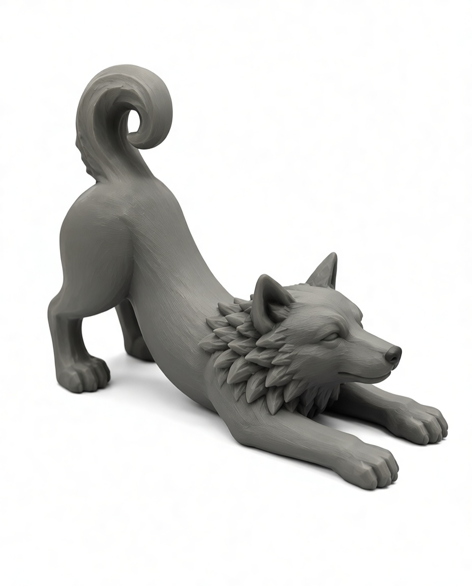 Shiba Inu Figurine free 3D printable STL