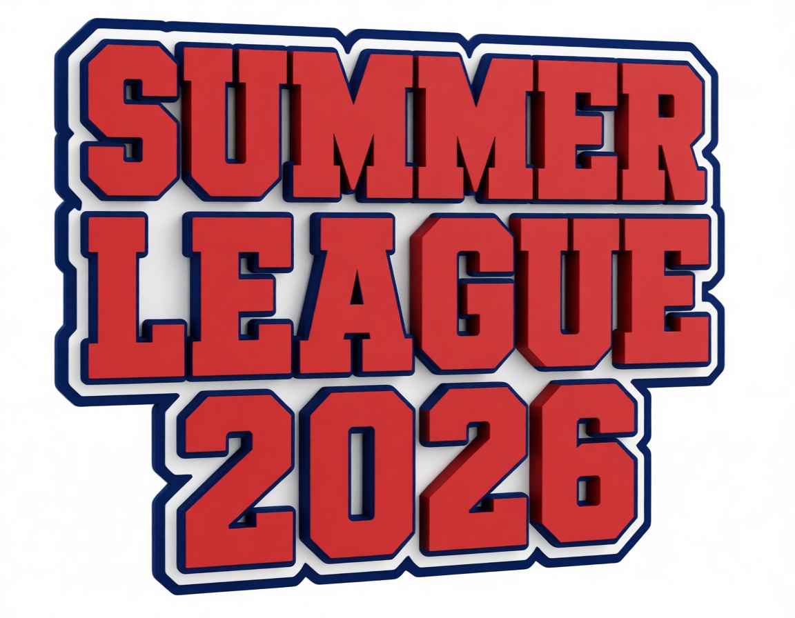 Summer League 2026 Sign free 3D printable STL