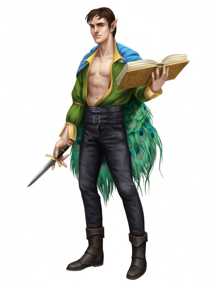 Elven Mage Figurine free 3D printable STL