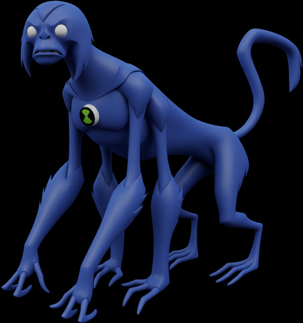 Wildmutt Ben 10 Figurine free 3D printable STL