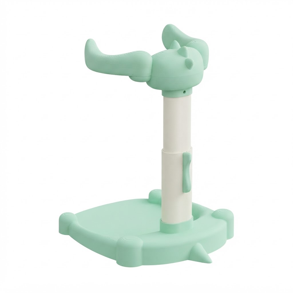 Horned Cat Scratching Post free 3D printable STL