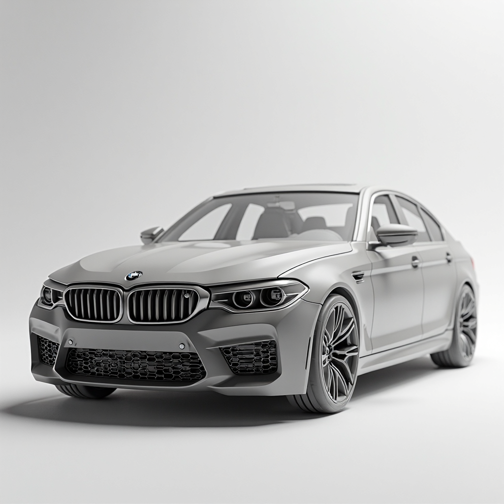 BMW M5 Keychain Model free 3D printable STL