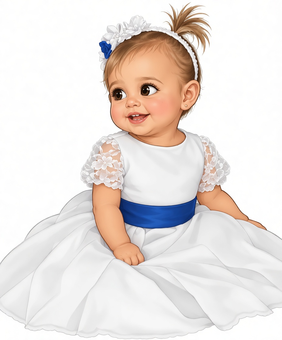 Baby Girl Figurine free 3D printable STL