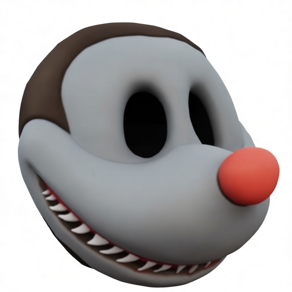 Goofy Head Sculpture free 3D printable STL