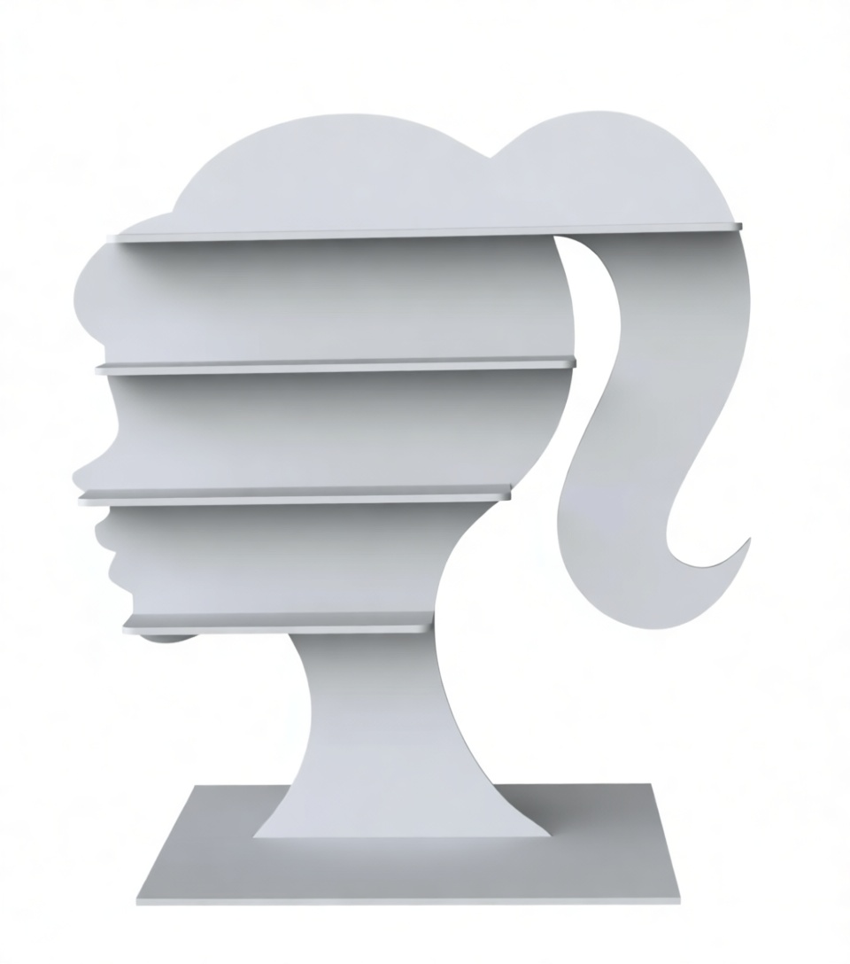 Female Profile Shelf free 3D printable STL
