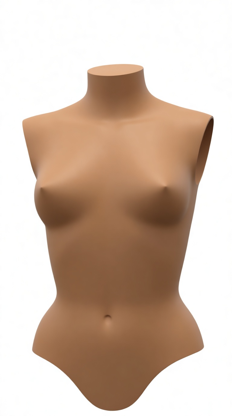 Female Torso Model free 3D printable STL
