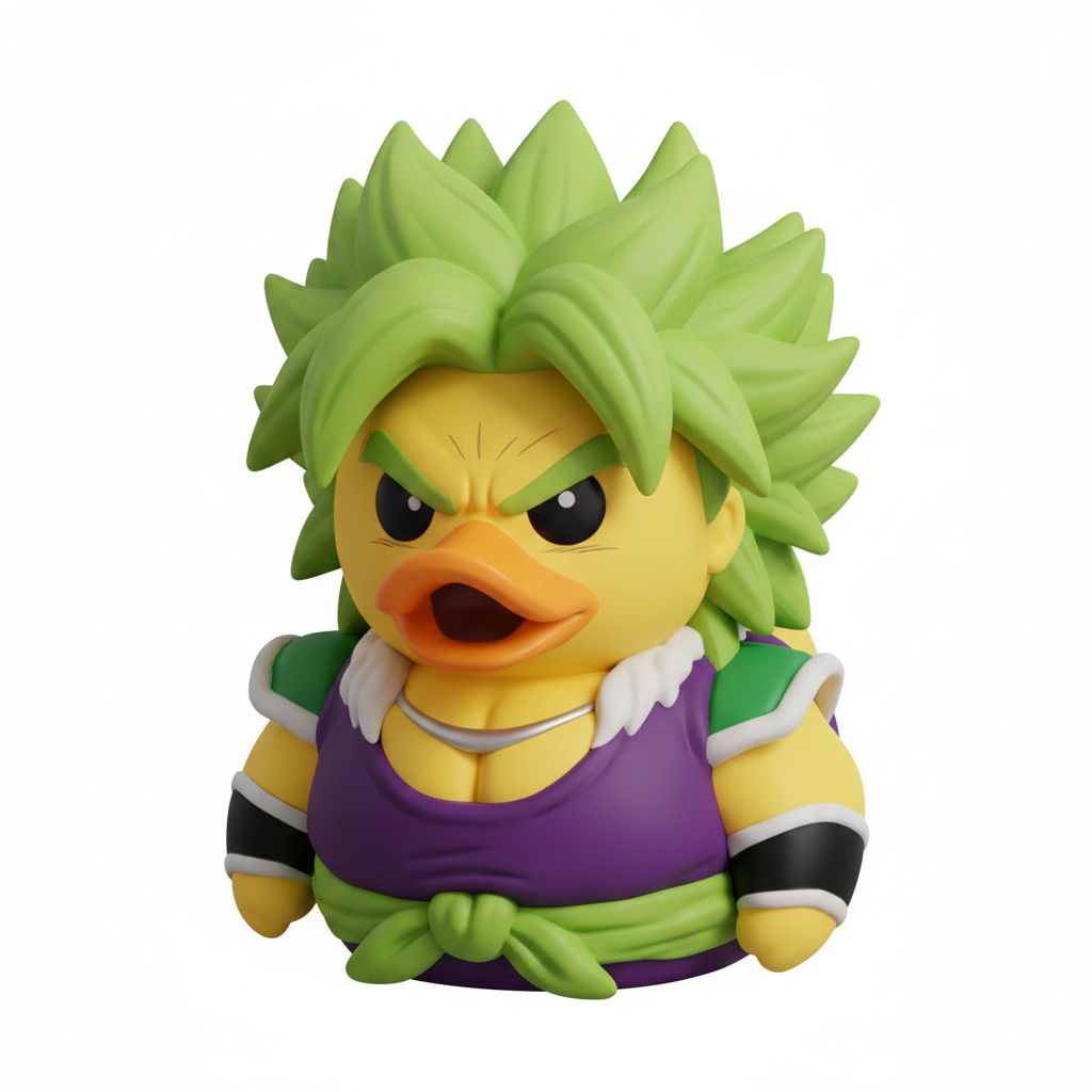 Broly Duck Figurine free 3D printable STL