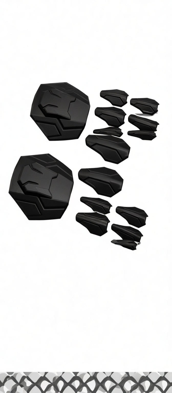 Black Panther Armor Plates free 3D printable STL