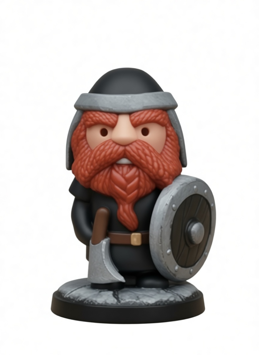 Viking Warrior Figurine free 3D printable STL