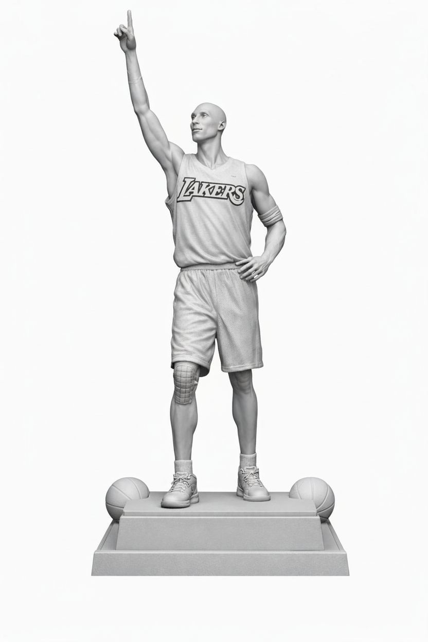 Lakers Basketball Player Statue free 3D printable STL