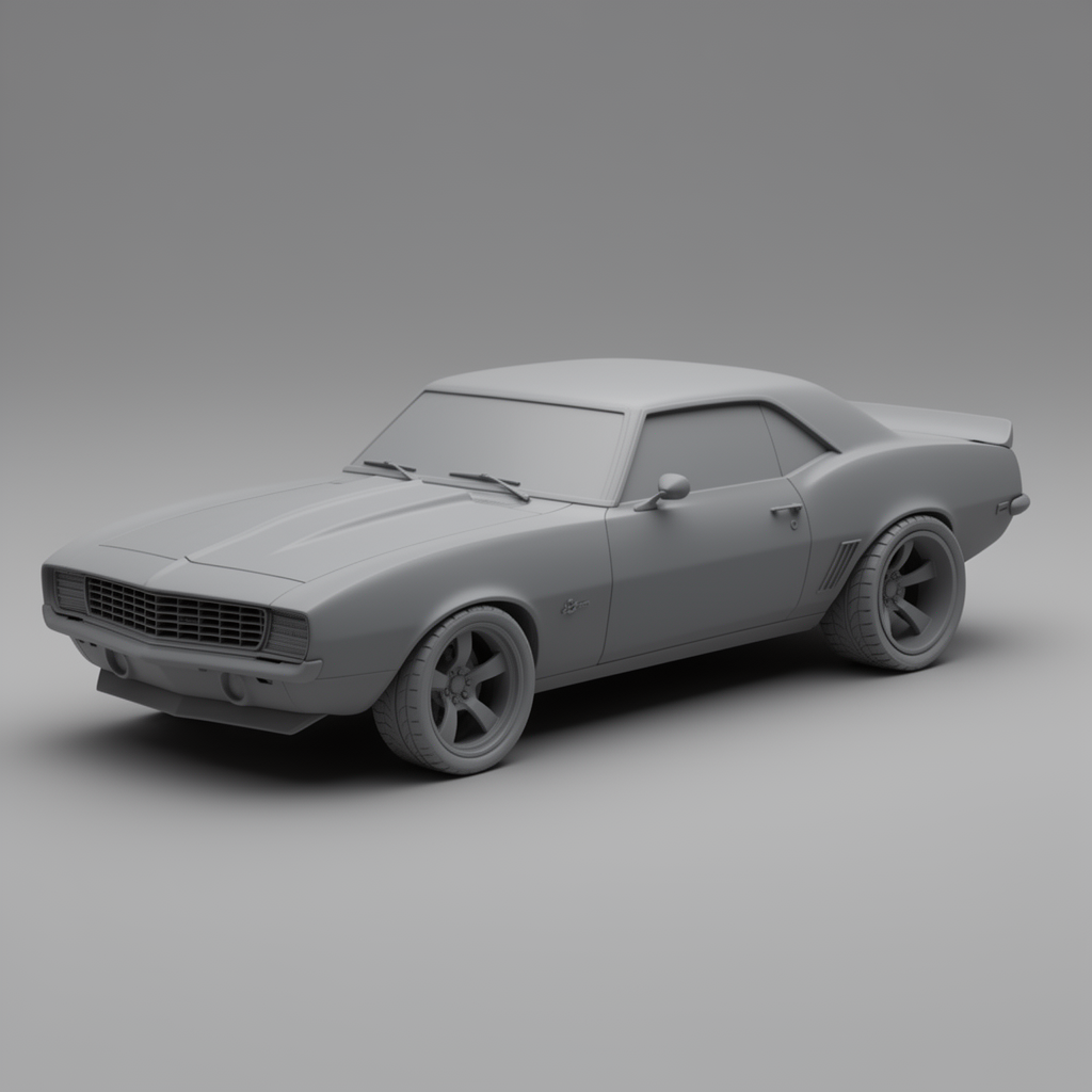 1967 Camaro Model free 3D printable STL