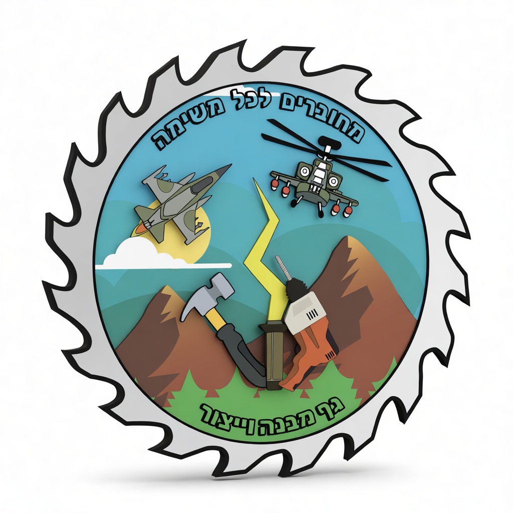Military Engineering Emblem free 3D printable STL