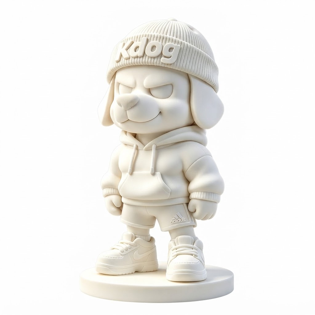 Kdog Streetwear Figurine free 3D printable STL