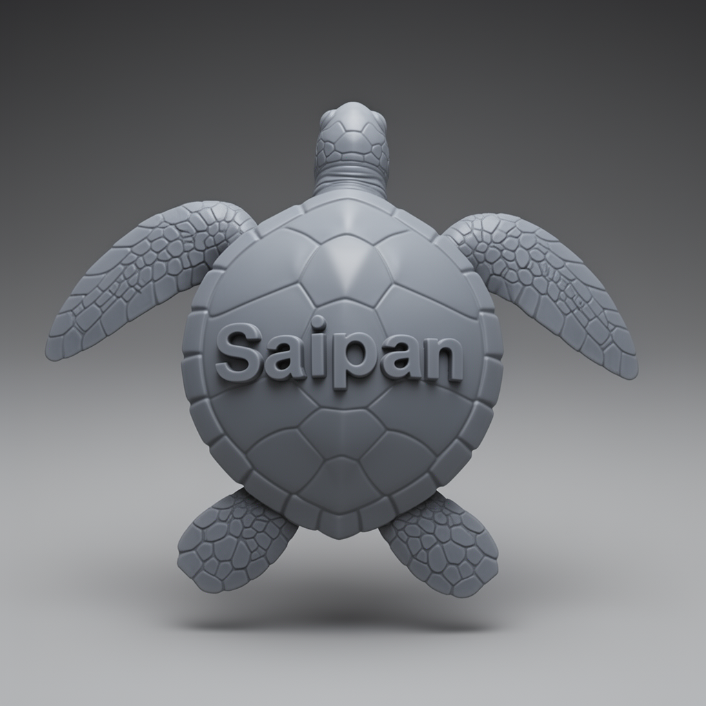 Leatherback Sea Turtle Figurine free 3D printable STL