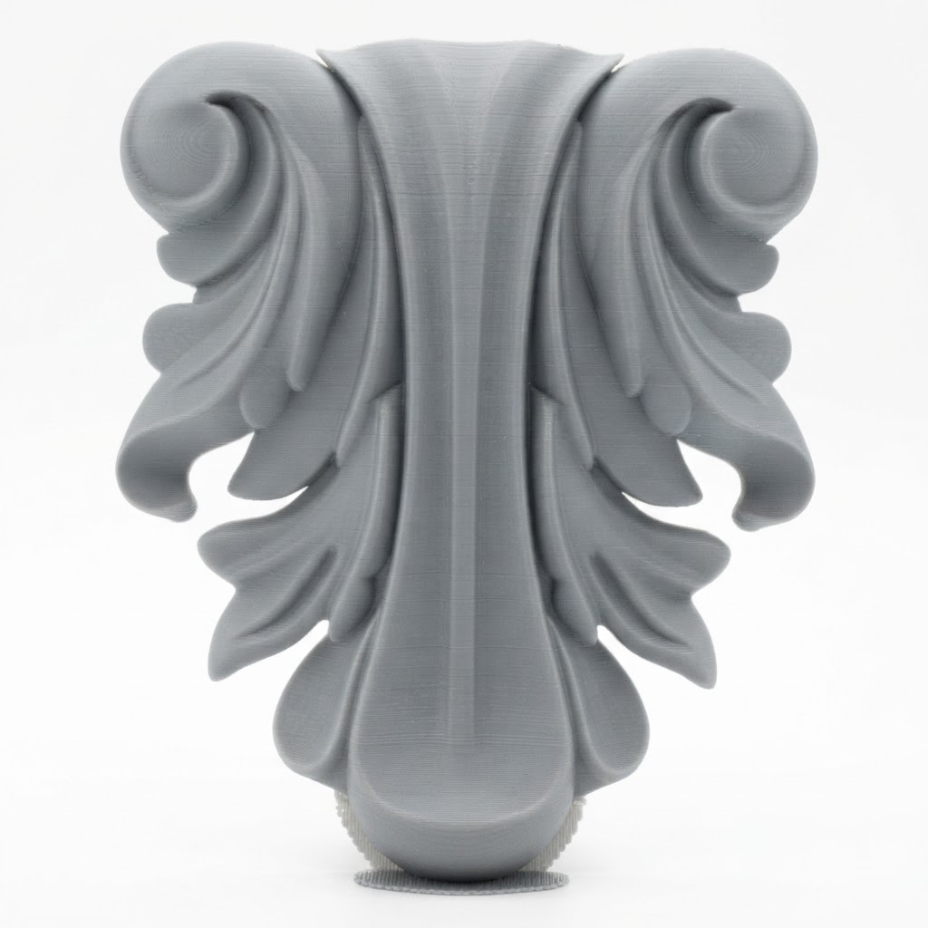 Acanthus Leaf Ornament free 3D printable STL