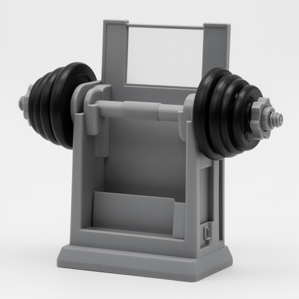 Dumbbell Flyer Holder free 3D printable STL