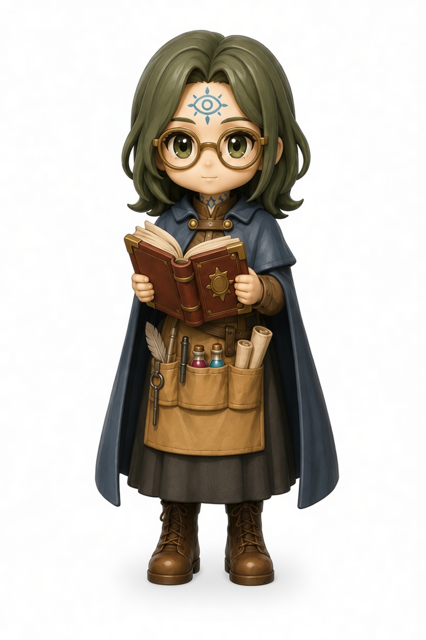 Arcane Mage Figurine free 3D printable STL
