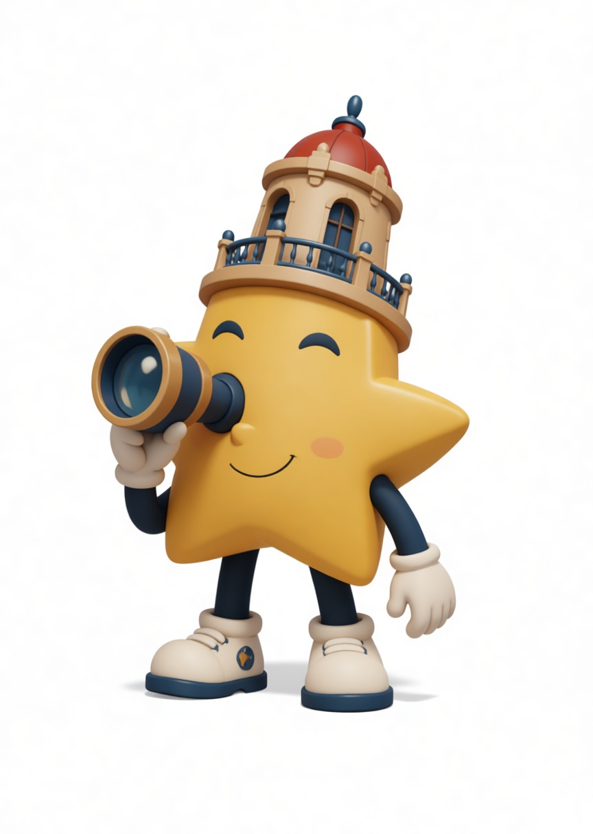 Star Lighthouse Figurine free 3D printable STL