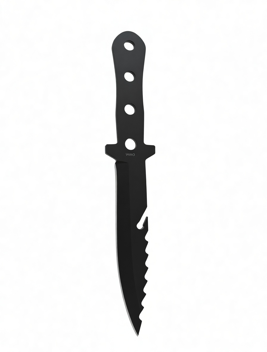 Tactical Survival Knife free 3D printable STL