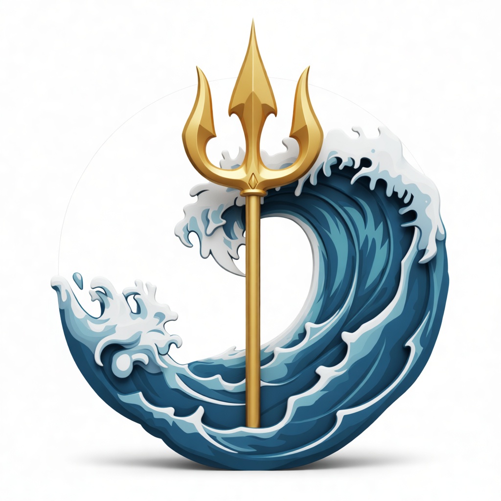 Poseidon's Trident Sculpture free 3D printable STL