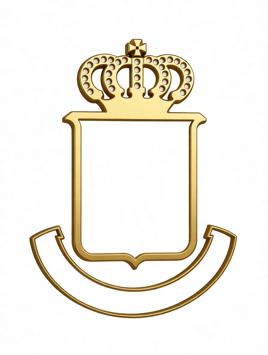 Crowned Shield Emblem free 3D printable STL