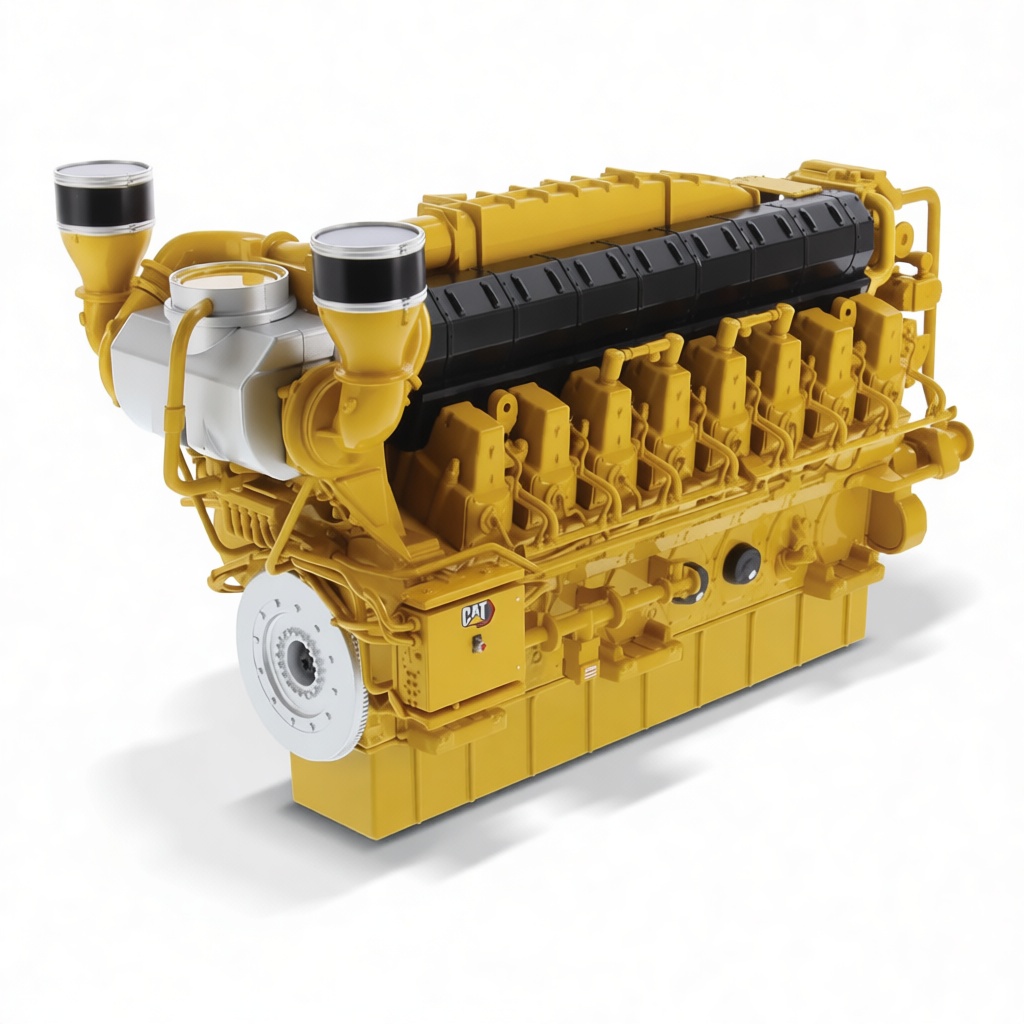 Caterpillar Diesel Engine Model free 3D printable STL