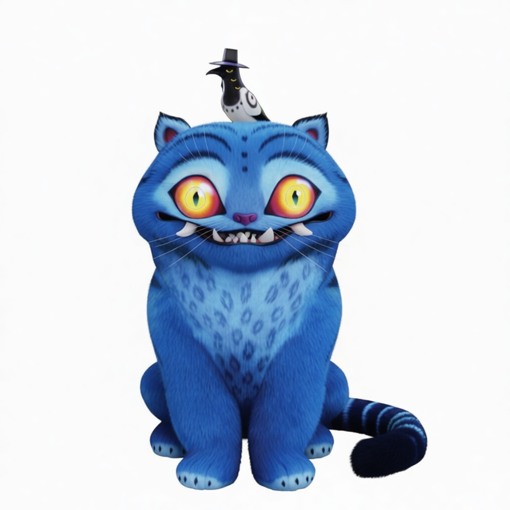 Cheshire Cat Figurine free 3D printable STL