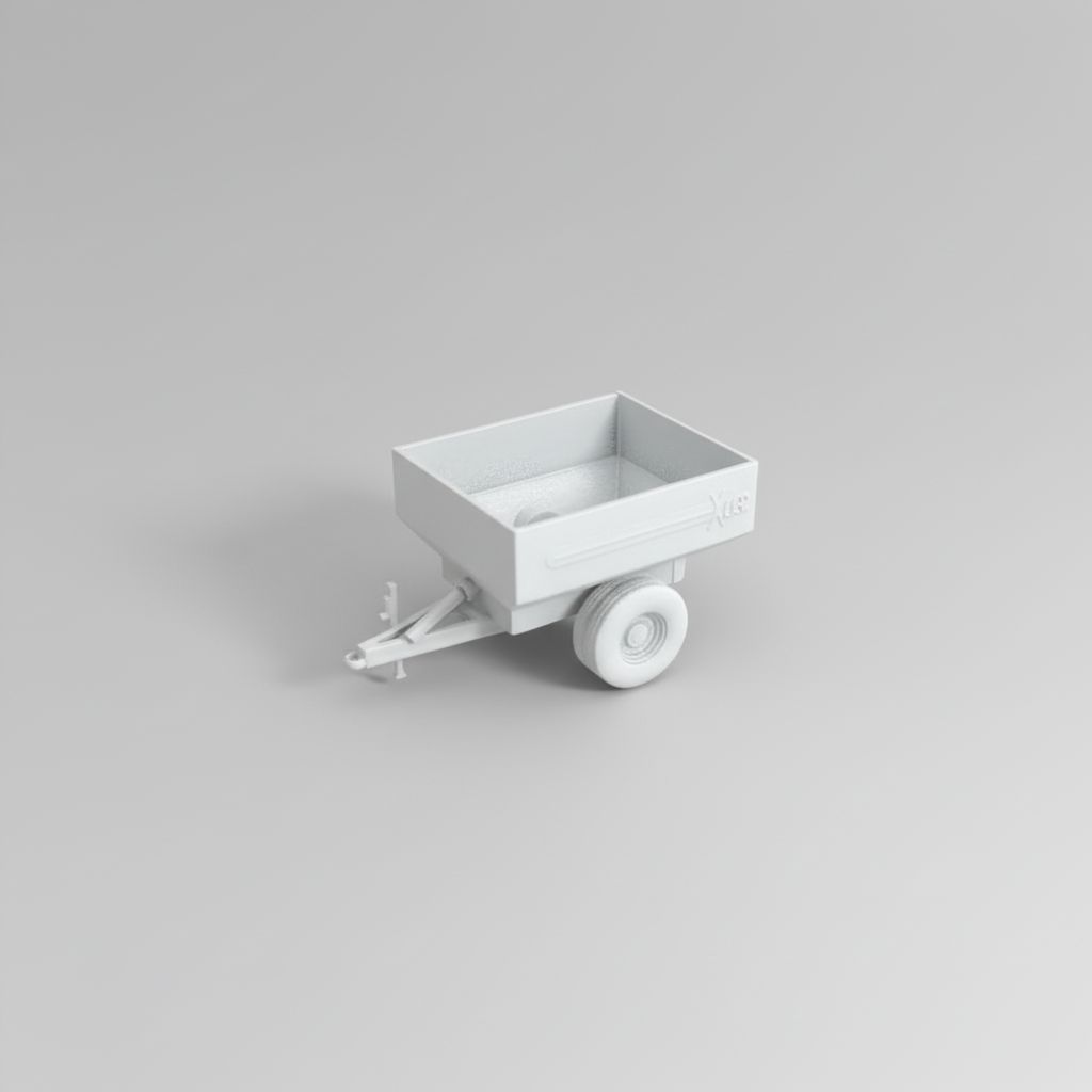 Utility Trailer Model free 3D printable STL