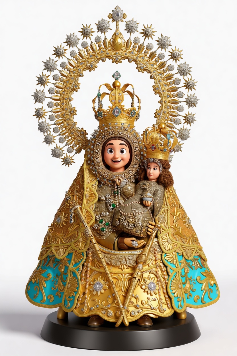 Our Lady of Peñafrancia Figurine free 3D printable STL