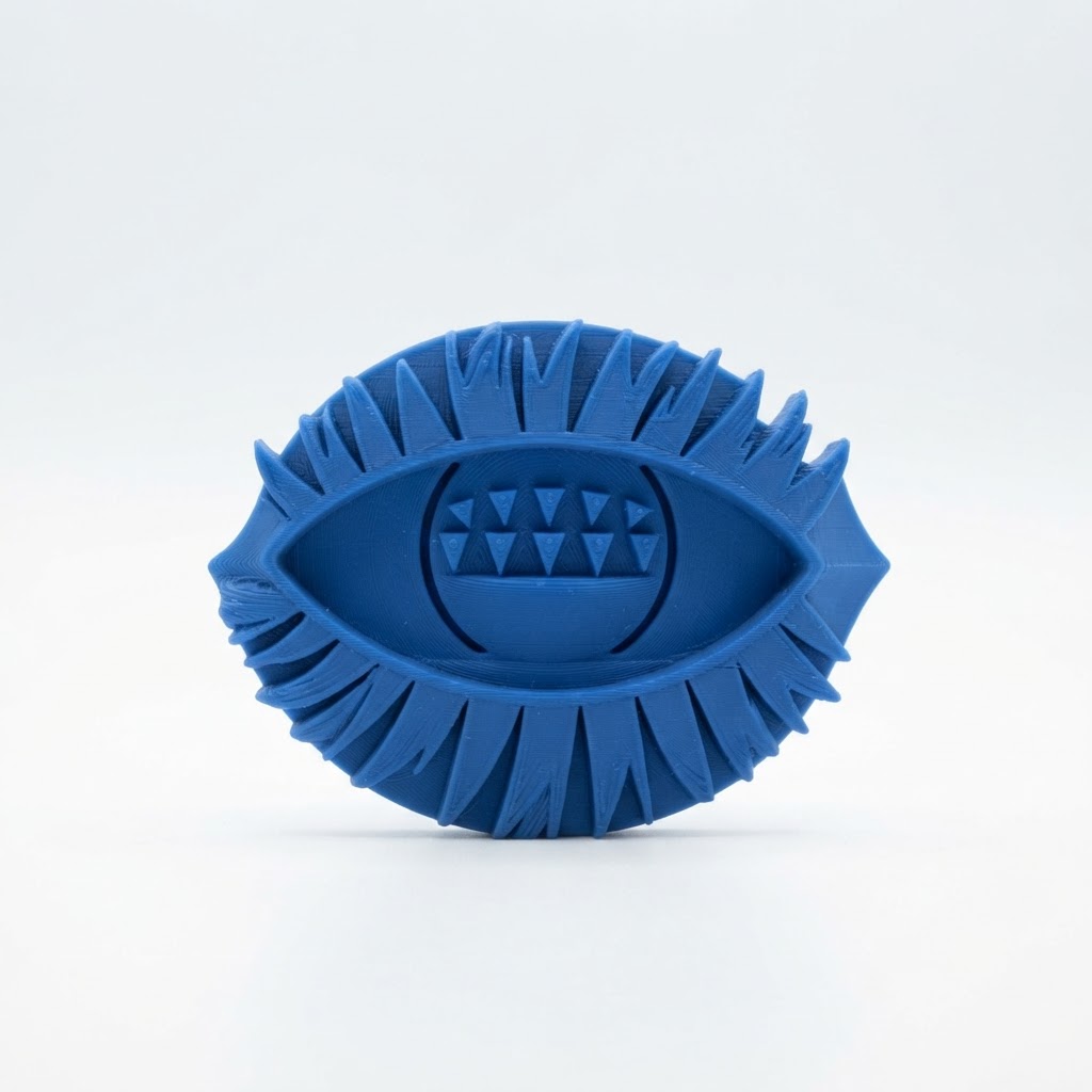 Stylized Eye Sculpture free 3D printable STL
