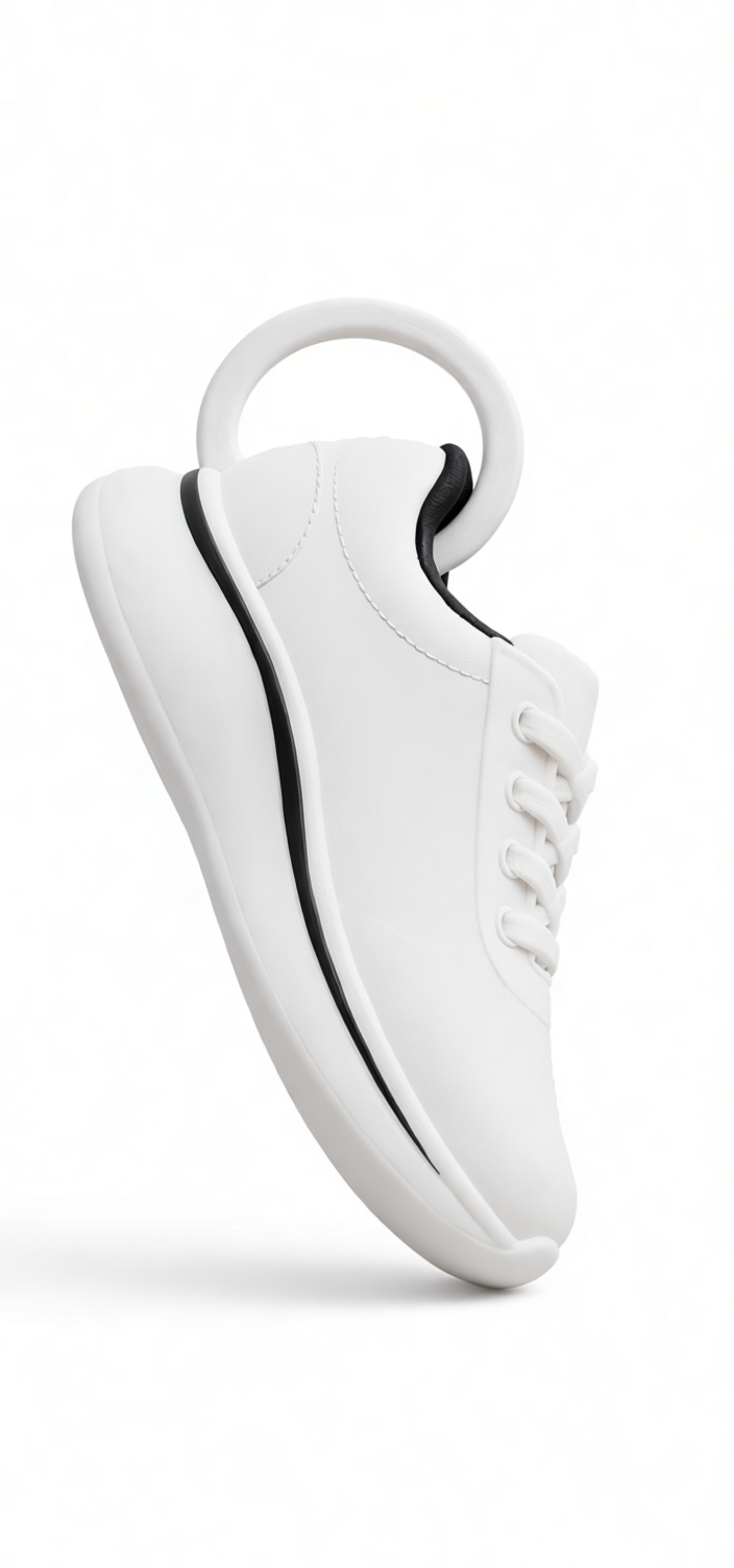 White Sneakers Keychain free 3D printable STL