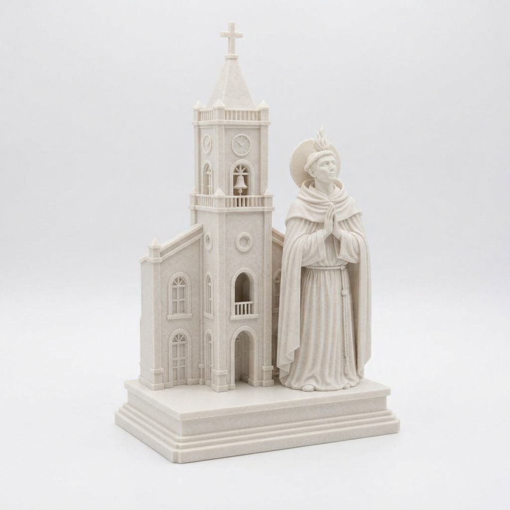 Saint Francis Statue free 3D printable STL
