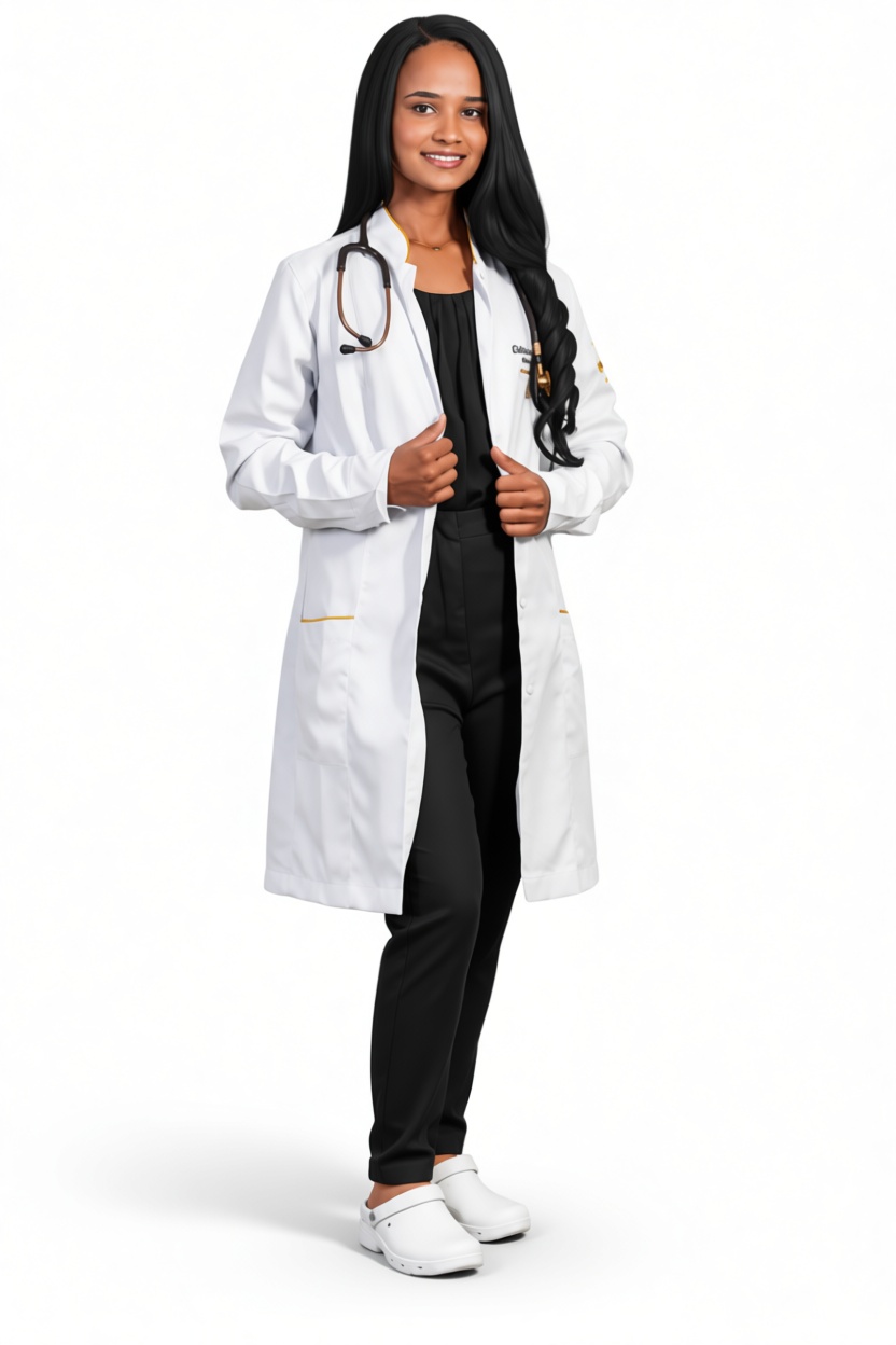 Female Doctor Figurine free 3D printable STL