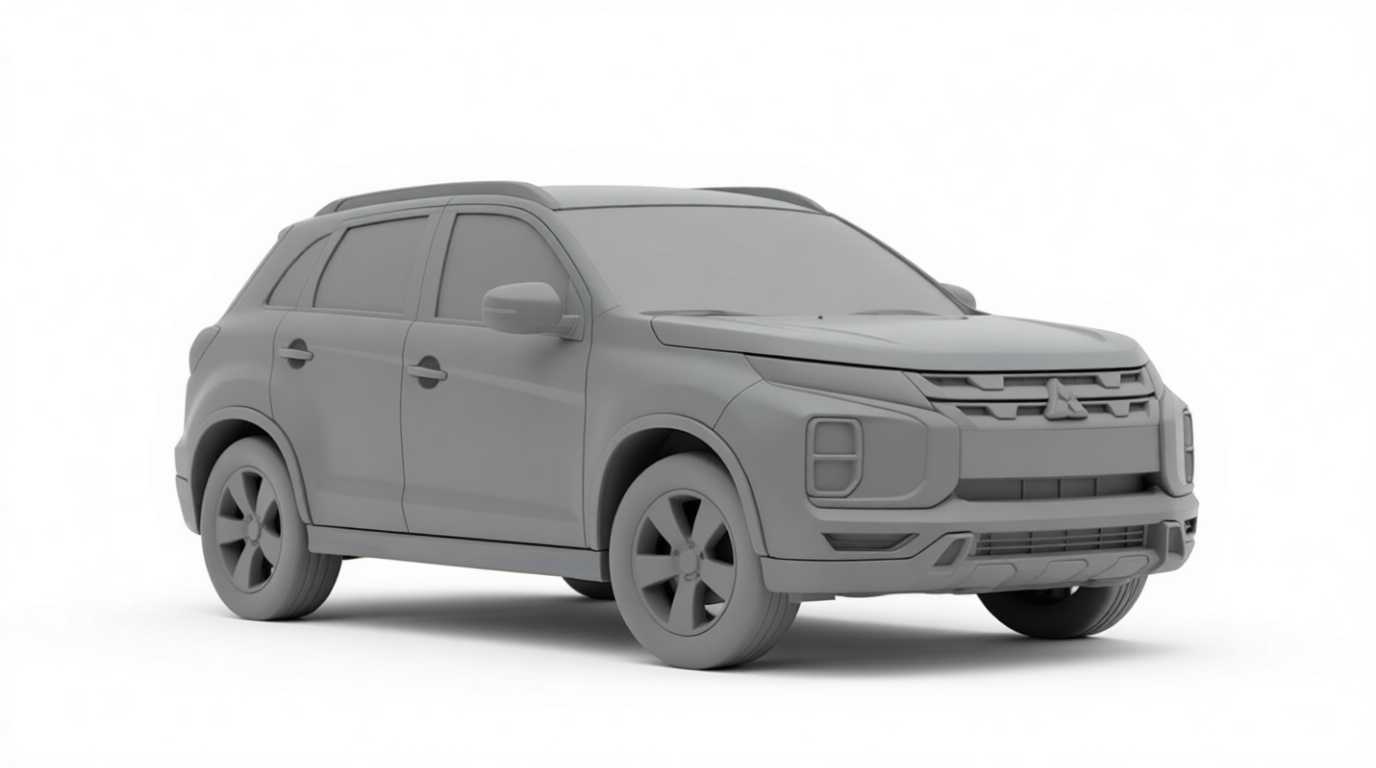 Mitsubishi ASX SUV Model free 3D printable STL