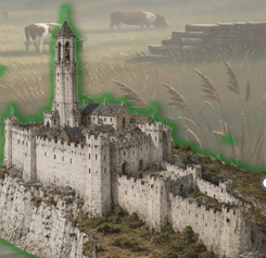 Medieval Castle Model free 3D printable STL