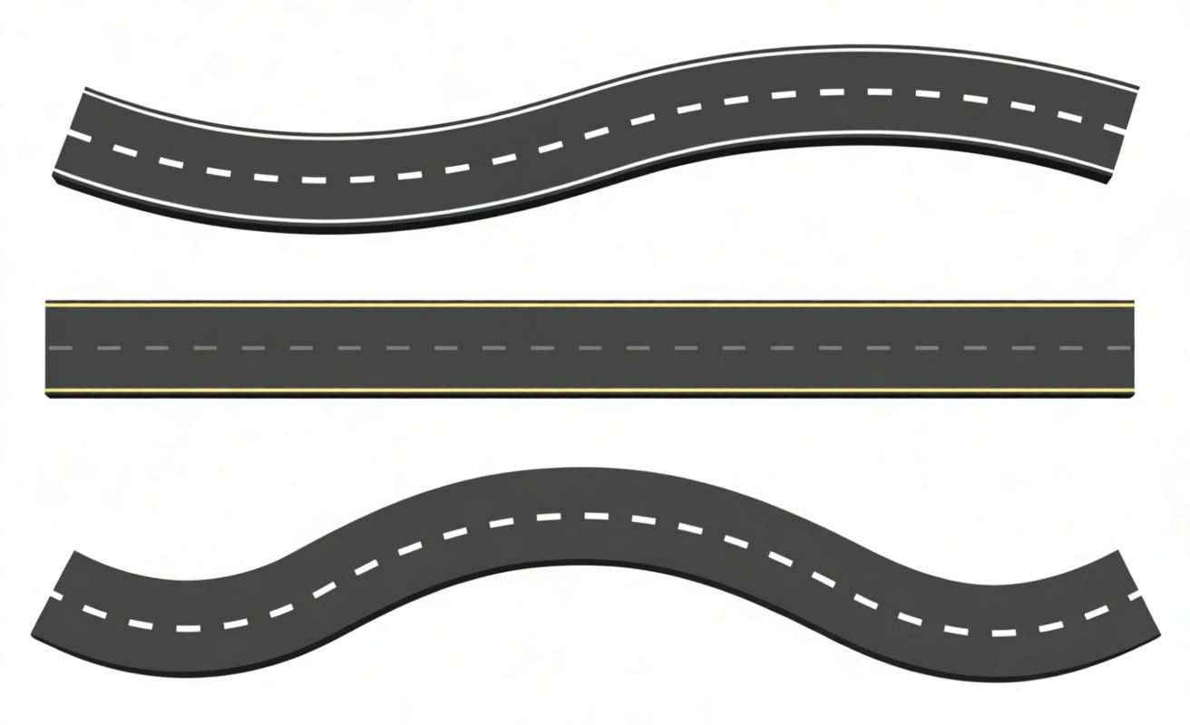 Modular Road Track Set free 3D printable STL