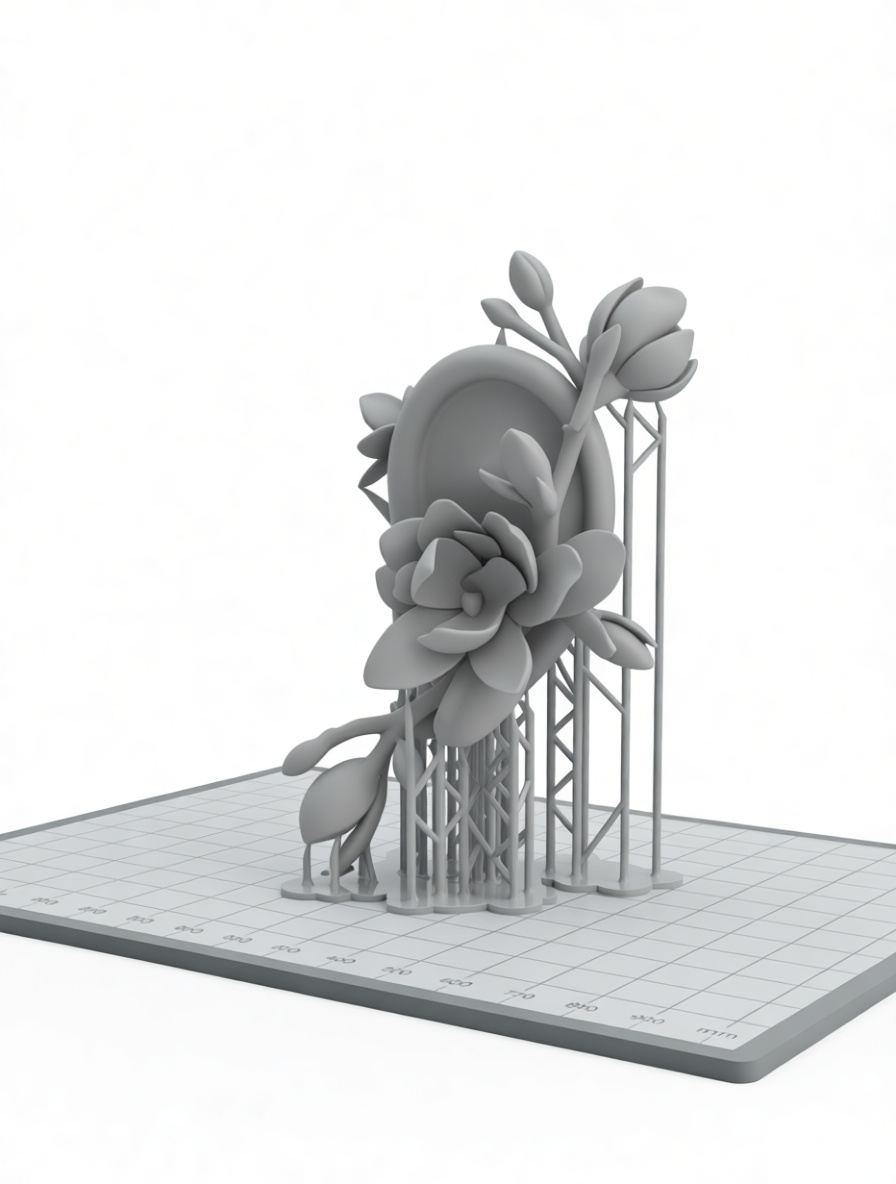 Floral Ear Cuff Model free 3D printable STL