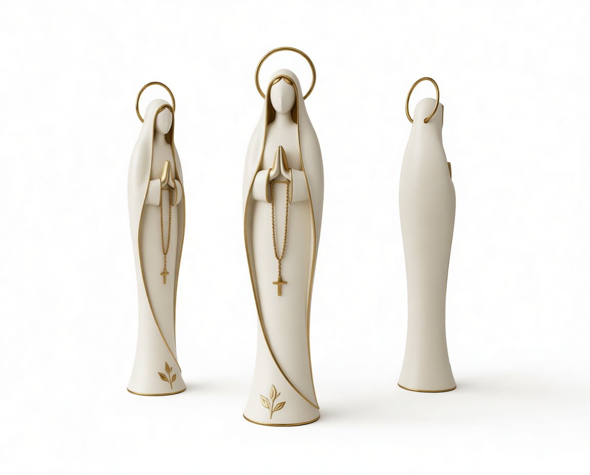 Virgin Mary Statue free 3D printable STL