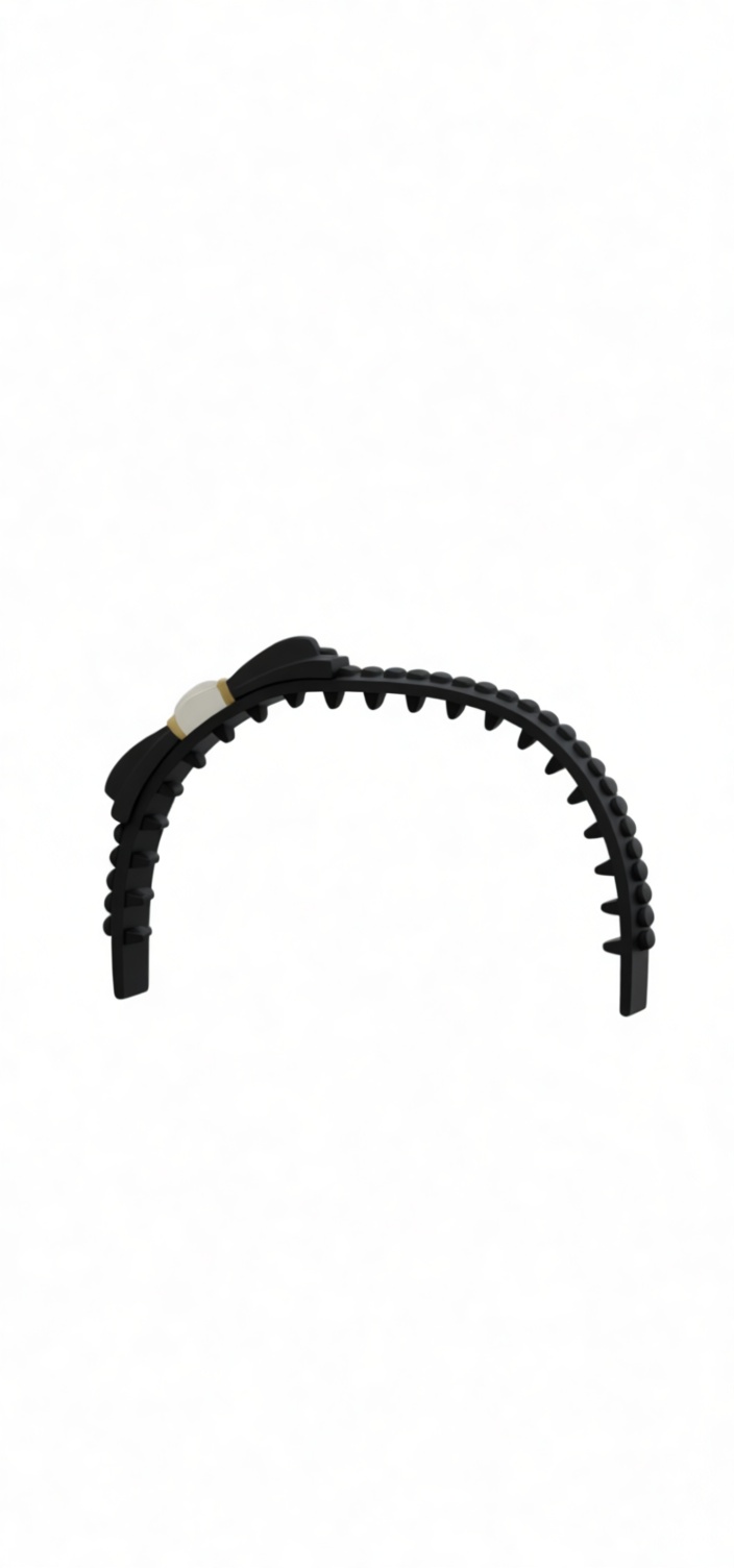 Black Bow Headband - Free 3D Printable STL File