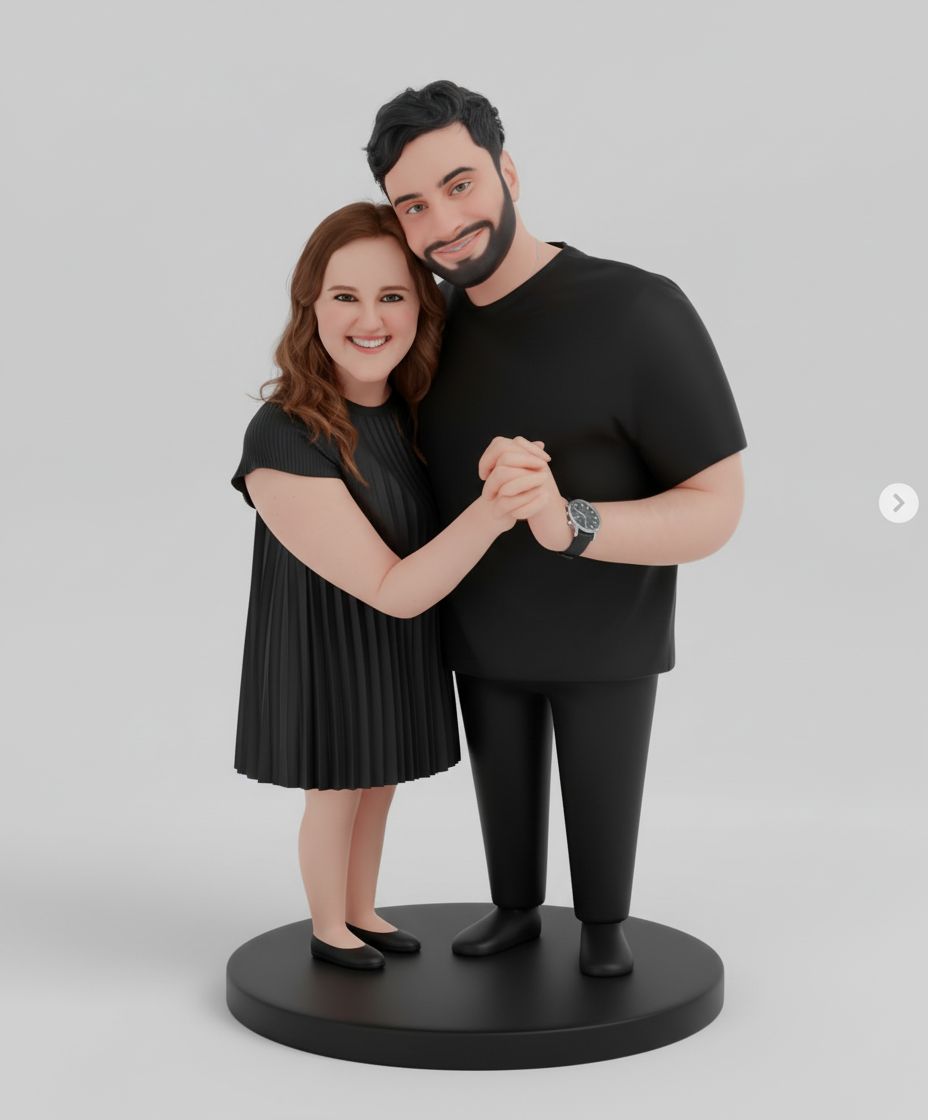 Custom Figurine Couple free 3D printable STL