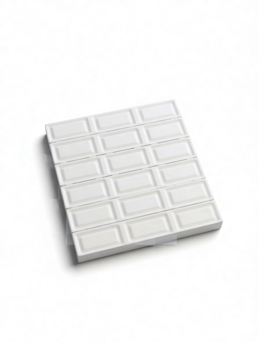 White Chocolate Bar Model free 3D printable STL