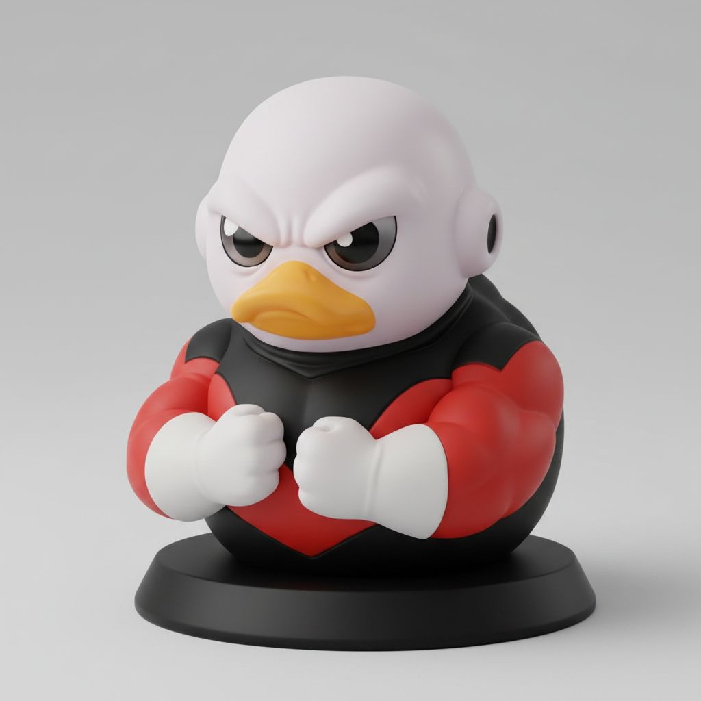 Angry Duck Figurine free 3D printable STL