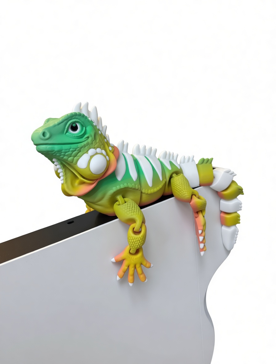 Iguana Figurine free 3D printable STL