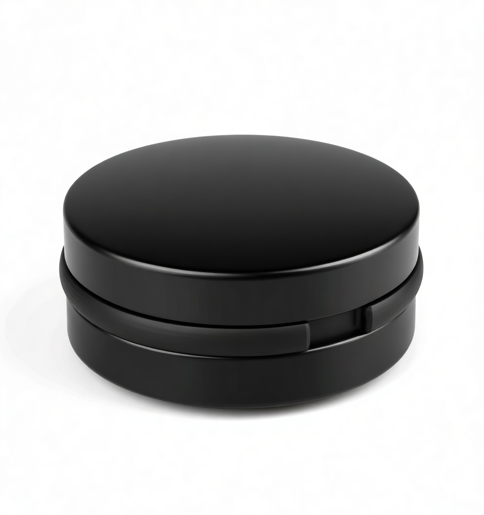 Black Round Container Model free 3D printable STL