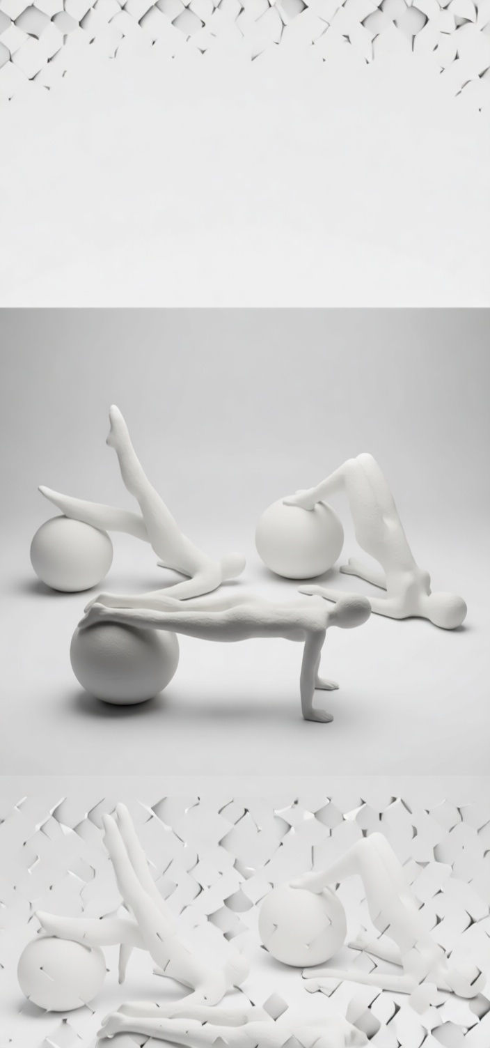 Yoga Pose Figurines Set free 3D printable STL