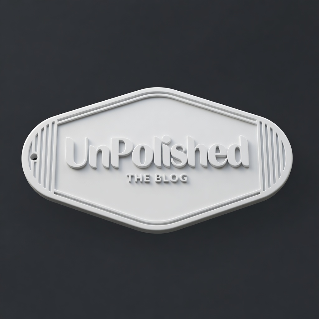 UnPolished Logo Plaque free 3D printable STL
