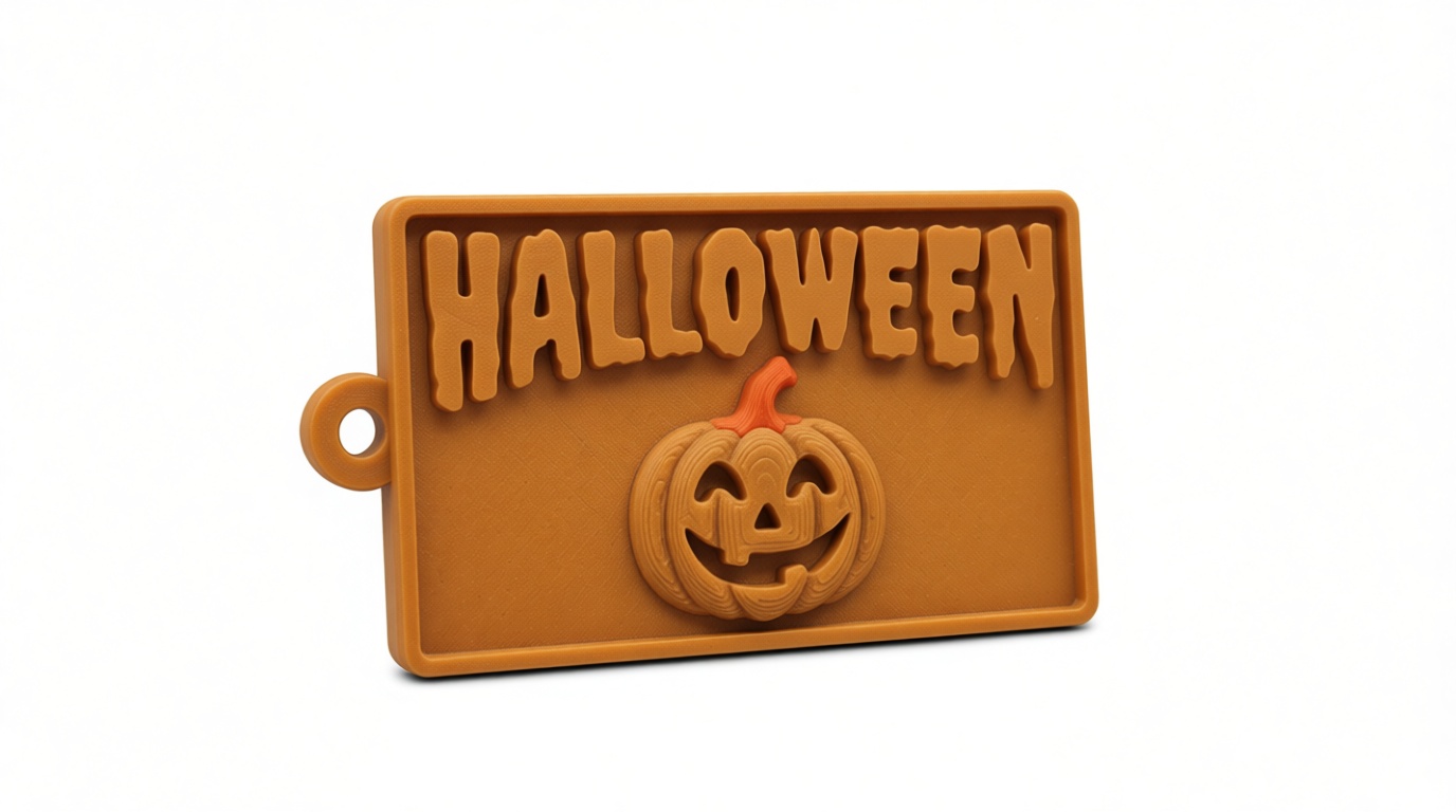 Halloween Pumpkin Keychain free 3D printable STL