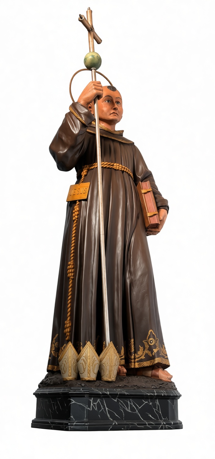 Saint Martin de Porres Statue free 3D printable STL