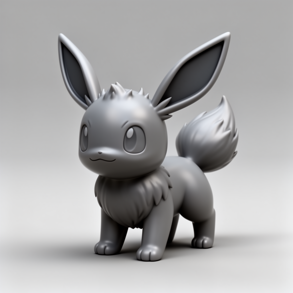 Eevee Figurine free 3D printable STL