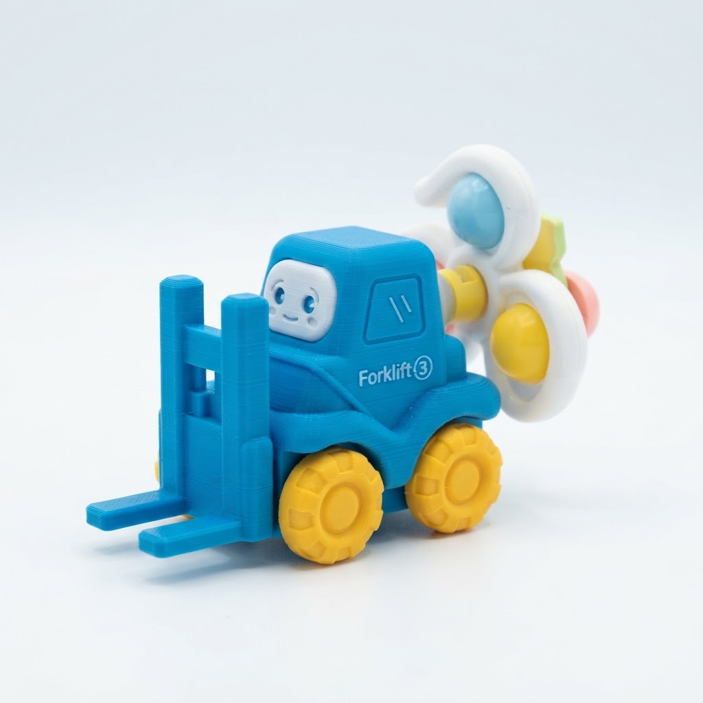 Cute ForkliftToy Model free 3D printable STL